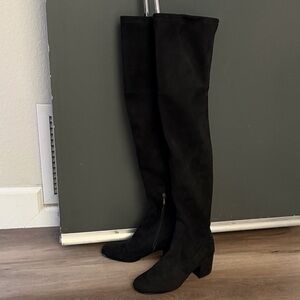 LIKE NEW Sam Edelman Black Over-the-Knee Women's Boots